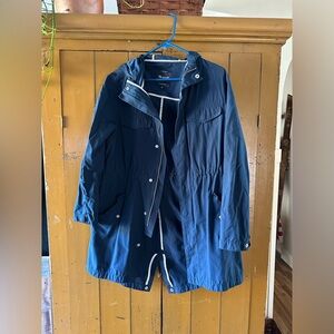 Madewell Blue Raincoat